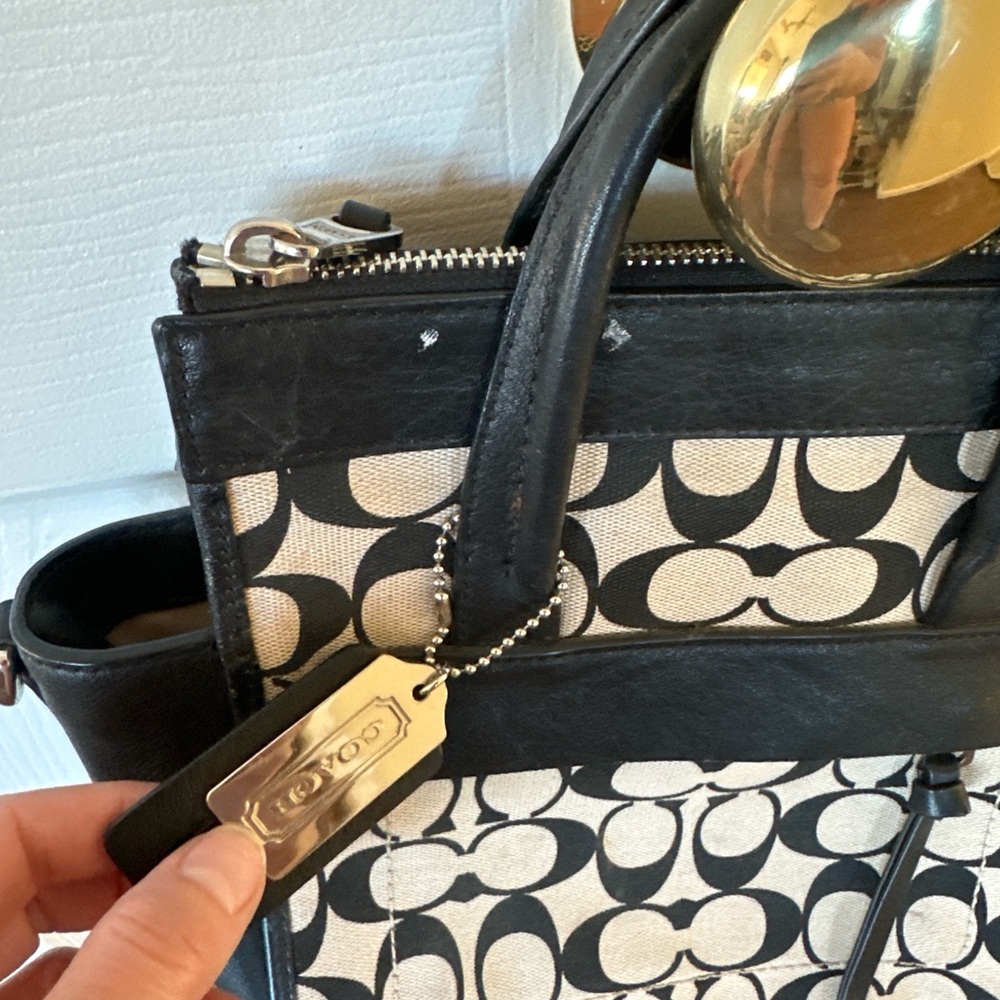 Coach Bleecker Signature Mini Riley Carryall - Picture 3 of 8
